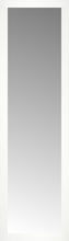 16" x 54" White Wide Cube Custom Framed Mirror