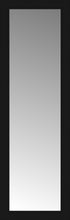 15" x 44" Soho Black Custom Framed Mirror