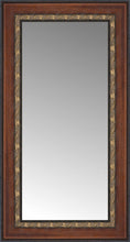 15" x 25" Malabar Walnut Custom Framed Mirror