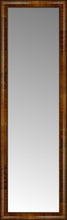 16" x 50" Belmont Light Brown Custom Framed Mirror