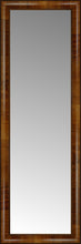 15" x 43" Belmont Light Brown Custom Framed Mirror