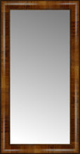 15" x 28" Belmont Light Brown Custom Framed Mirror