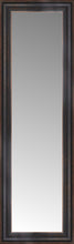 15" x 43" Aged Bronze Slope Custom Framed Mirror