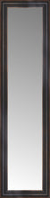 16" x 56" Aged Bronze Slope Custom Framed Mirror