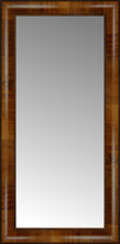 14" x 27" Belmont Light Brown Custom Framed Mirror
