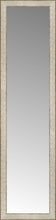 14" x 53" Libretto Antique Silver Custom Framed Mirror