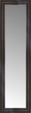 14" x 43" Aged Bronze Slope Custom Framed Mirror