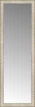 16" x 47" Libretto Antique Silver Custom Framed Mirror