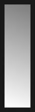 16" x 48" Soho Black Custom Framed Mirror