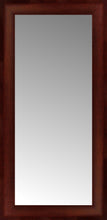 14" x 27" Ansley Mahogany Custom Framed Mirror