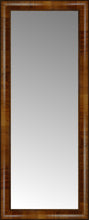 16" x 38" Belmont Light Brown Custom Framed Mirror