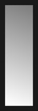 15" x 41" Soho Black Custom Framed Mirror