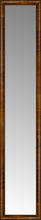 15" x 75" Belmont Light Brown Custom Framed Mirror