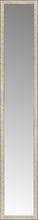14" x 76" Libretto Antique Silver Custom Framed Mirror