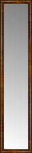 15" x 66" Belmont Light Brown Custom Framed Mirror
