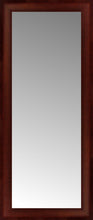 16" x 36" Ansley Mahogany Custom Framed Mirror