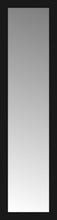 15" x 54" Soho Black Custom Framed Mirror