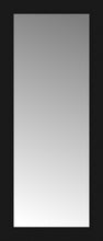 15" x 33" Soho Black Custom Framed Mirror