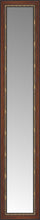 15" x 67" Malabar Walnut Custom Framed Mirror