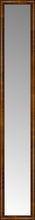 14" x 81" Belmont Light Brown Custom Framed Mirror