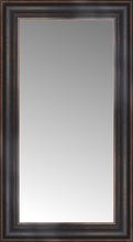 17" x 29" Aged Bronze Slope Custom Framed Mirror