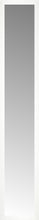 15" x 81" White Wide Cube Custom Framed Mirror