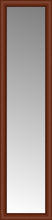 15" x 58" Ansley Cherry Custom Framed Mirror