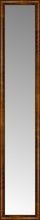 15" x 77" Belmont Light Brown Custom Framed Mirror