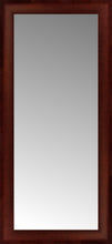 16" x 33" Ansley Mahogany Custom Framed Mirror