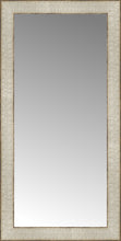 14" x 27" Libretto Antique Silver Custom Framed Mirror