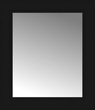 15" x 17" Soho Black Custom Framed Mirror