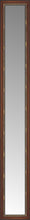 14" x 77" Malabar Walnut Custom Framed Mirror
