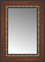 14" x 18" Malabar Walnut Custom Framed Mirror