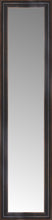 16" x 60" Aged Bronze Slope Custom Framed Mirror