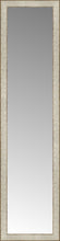 14" x 54" Libretto Antique Silver Custom Framed Mirror