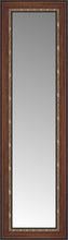 14" x 40" Malabar Walnut Custom Framed Mirror