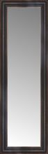 15" x 42" Aged Bronze Slope Custom Framed Mirror