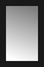 15" x 22" Soho Black Custom Framed Mirror