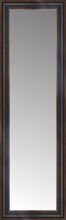 16" x 47" Aged Bronze Slope Custom Framed Mirror