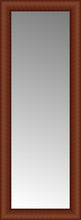 14" x 35" Ansley Cherry Custom Framed Mirror