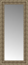 14" x 29" Sevilla Silver Custom Framed Mirror