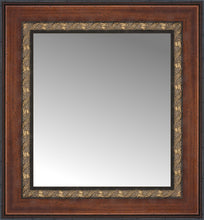16" x 17" Malabar Walnut Custom Framed Mirror