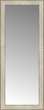 14" x 34" Libretto Antique Silver Custom Framed Mirror