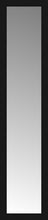 15" x 64" Soho Black Custom Framed Mirror