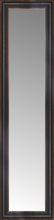 14" x 48" Aged Bronze Slope Custom Framed Mirror