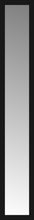 14" x 82" Soho Black Custom Framed Mirror