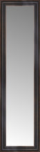 16" x 54" Aged Bronze Slope Custom Framed Mirror