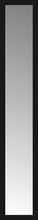 15" x 81" Soho Black Custom Framed Mirror