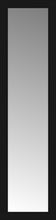 14" x 50" Soho Black Custom Framed Mirror