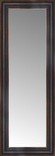 14" x 34" Aged Bronze Slope Custom Framed Mirror